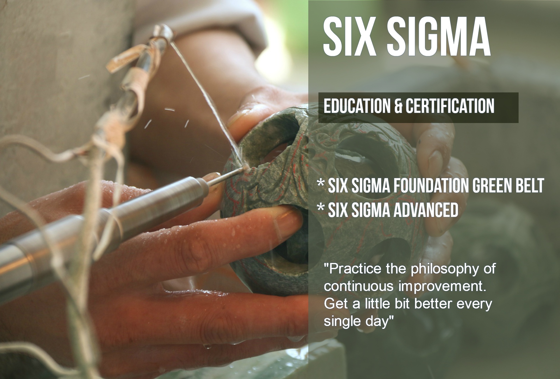 ITS Partner - Education - Six Sigma Education and certification