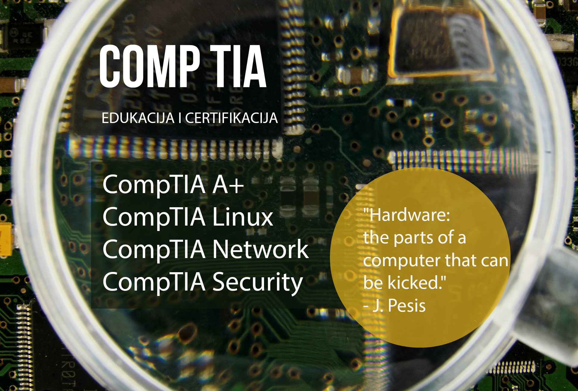 ITS Partner - Edukacija - CompTIA - Edukacija i certifikacija pojedinaca