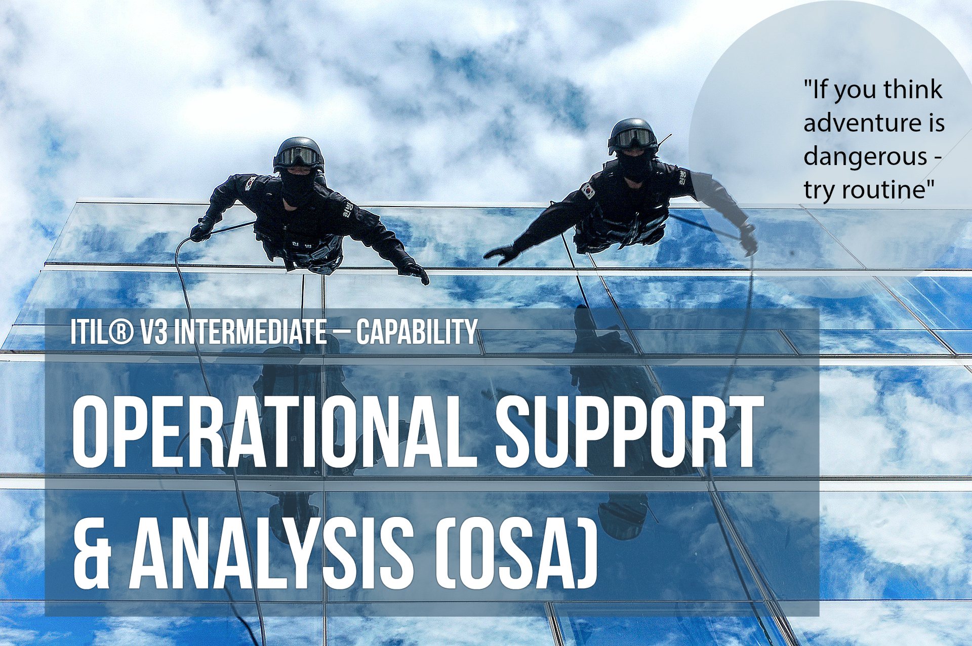 ITS Partner - Edukacija - ITIL® v3 Intermediate - Capability - Operational Support and Analysis (OSA)